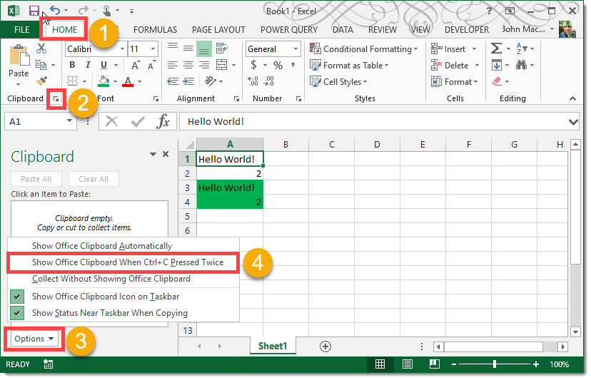 excel 2016 keyboard shortcuts and function keys for mac
